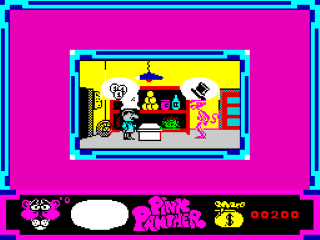 Pink Panther screenshot 2 for ZX Spectrum
